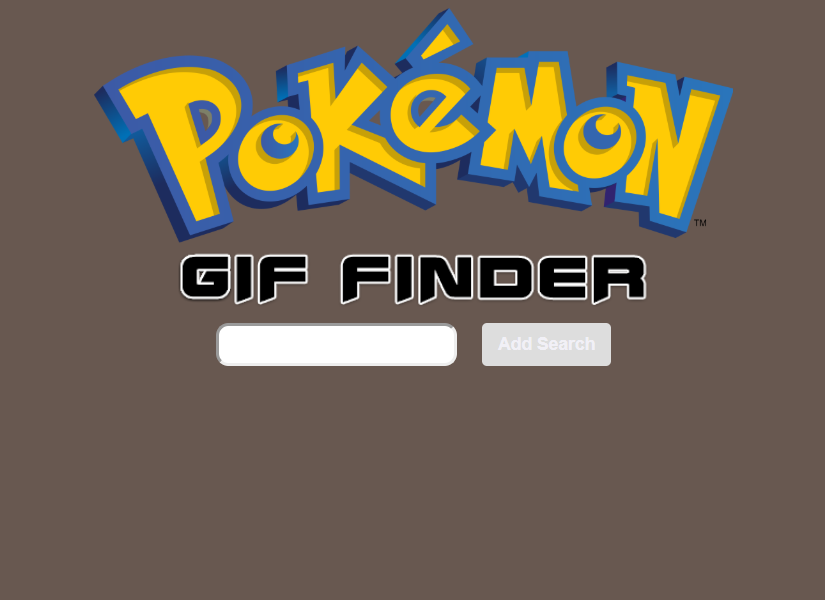 Pokemon GIF FInder